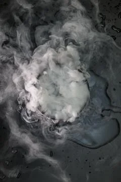 Smoke on table 7 Stock Photos