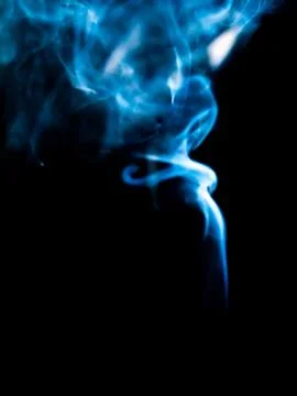 Smoke texture on black background 스톡 사진