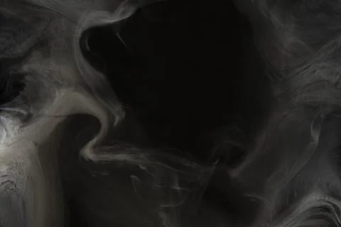 Smoke texture wallpaper, dark background Stock Photos