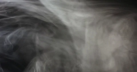 Smoke threads floating in space and moving to the left side, 4k Stock Footage 82031250