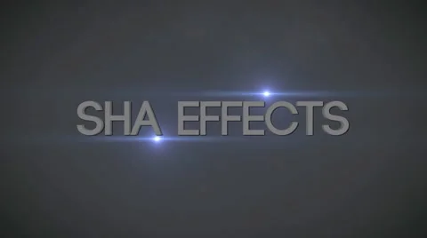 Smoke Title After Effects stock