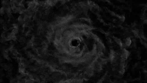 Smoke tornado swirl loop effect Video stock 261798332