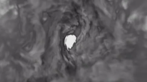 Smoke tornado swirl loop effect Stock Footage 261800847