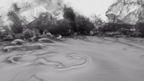 Smoke tornado swirl loop effect Stock Footage 261802308