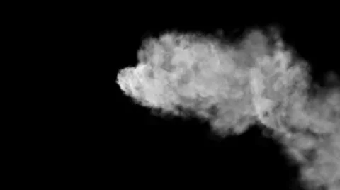 Smoke Trail Coming To Camera Stock Footage 32188742