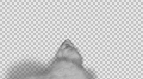 Smoke trail from underneath Stock-Footage 58759361