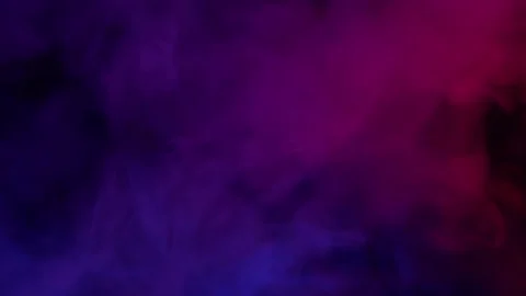 Smoke from Ultrasonic Aroma Diffuser and colorful light on black background. Stock Footage 225057869