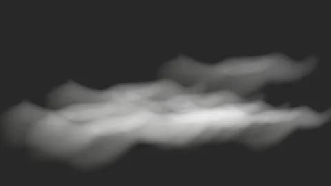 Smoke Vapor cloud overlay effect Realistic vector. Stock Illustration