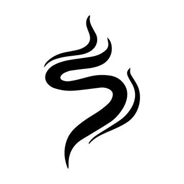 Smoke vector icon design illustration Stock Illustration
