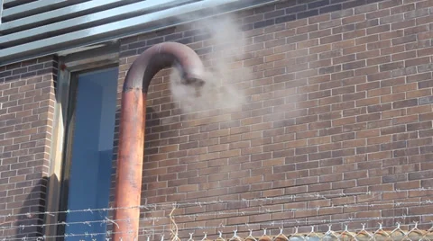 Smoke Vent Stock Footage 35482524