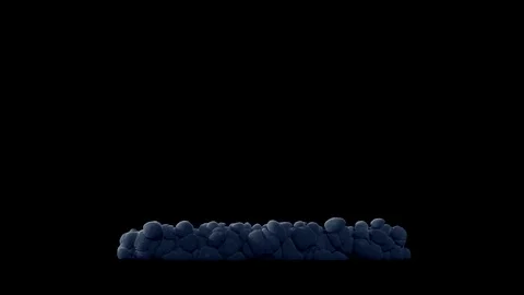 Smoke VFX overlay element. Sandstorm in the desert on a black background Stock Footage 119273369