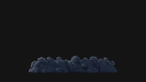 Smoke VFX overlay element. Sandstorm in the desert on a black background Stock Footage 119532156