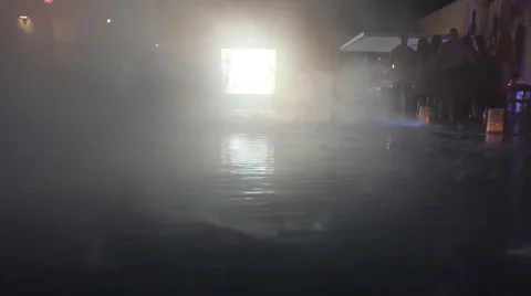 Smoke on water Stock Footage 44522022