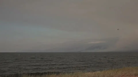 Smoke on the water Stock Footage 54067977