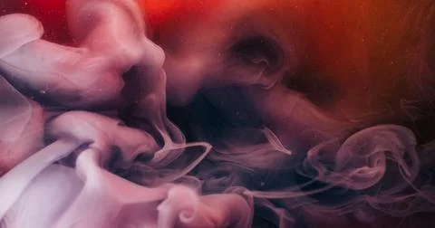 Smoke wave fluid cloud paint water vapor flow Illustrazione stock