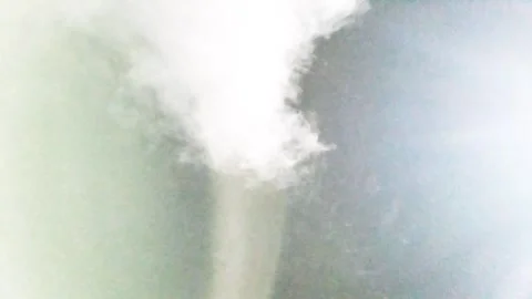 Smoke on White Background, Abstract Smoke Effect Stock Footage 320187288