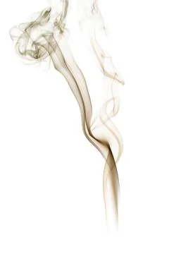 Smoke on a white background Photos