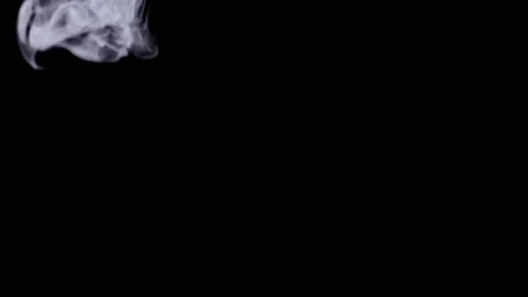 Smoke white falling confusion Stock Footage