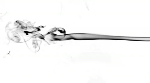 Smoke on white Stock Footage 644189