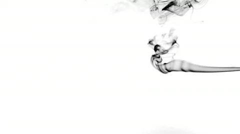 Smoke on white Stock Footage 644251