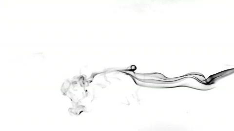 Smoke on white Stock Footage 644276