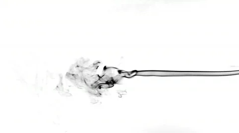 Smoke on white Stock Footage 644308