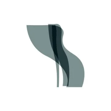 Smoke on white Stock Illustration