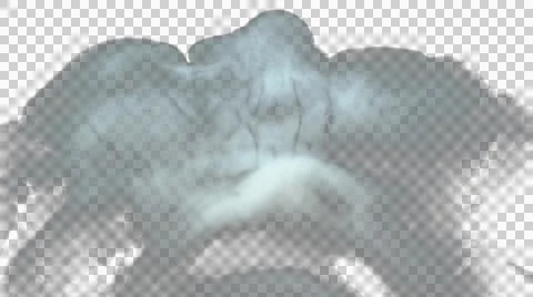 Smoke Wipe Alpha Stock Footage 52246759