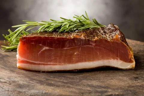 Smoked bacon Stock Photos
