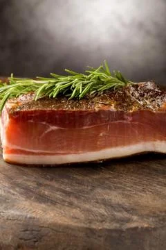 Smoked bacon Stock Photos
