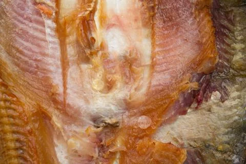 Smoked fish as a background Stock Photos