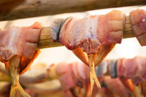 Smoked Fish Foto stock