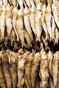 Smoked fish smoked fish in array, market at philippines Copyright: xZoonar... Stock Photos