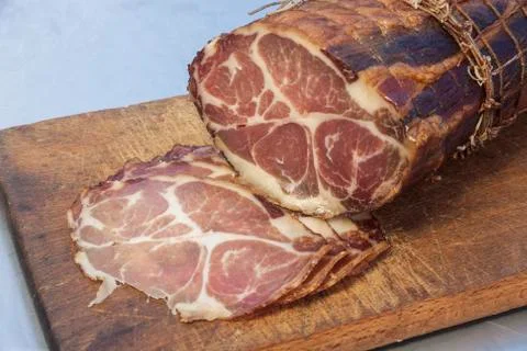 Smoked ham Stock-Fotos