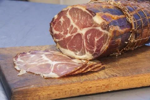 Smoked ham Stock Photos