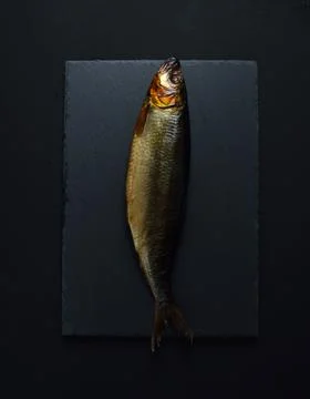 Smoked herring Stock Photos