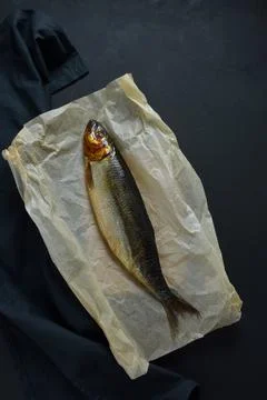 Smoked herring Stock Photos