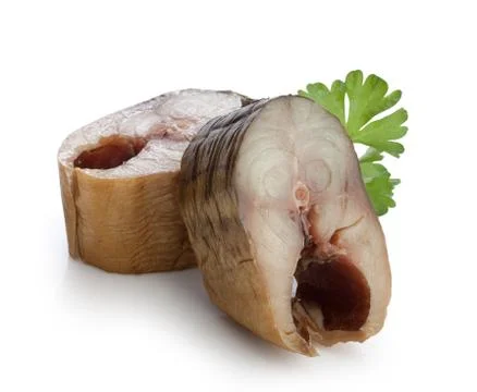 Smoked mackerel Stock Photos