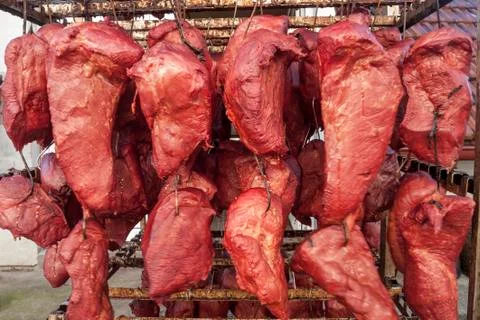 Smoked meat Stock Photos