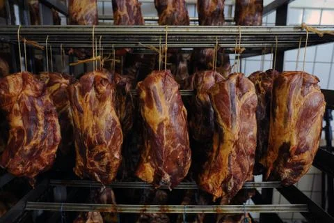 Smoked meat Stock Photos