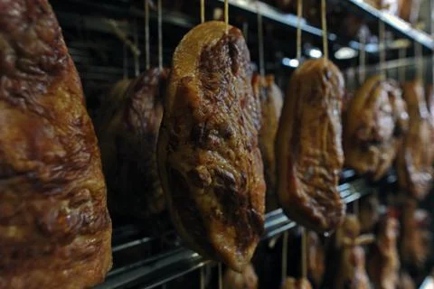 Smoked meat Stock Photos