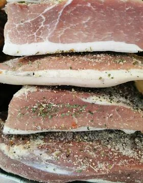 Smoked meat texture Stock Photos