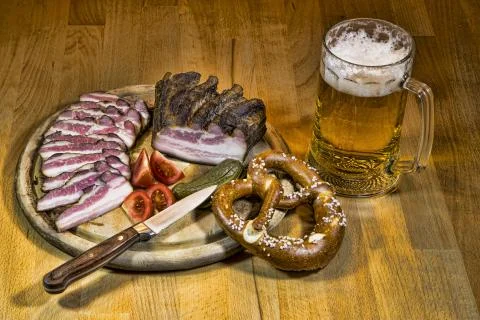 Smoked pork Stock Photos