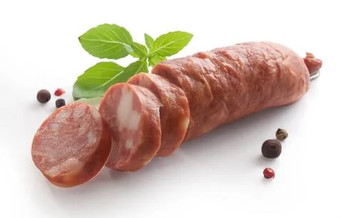 Smoked sausage Stock Photos