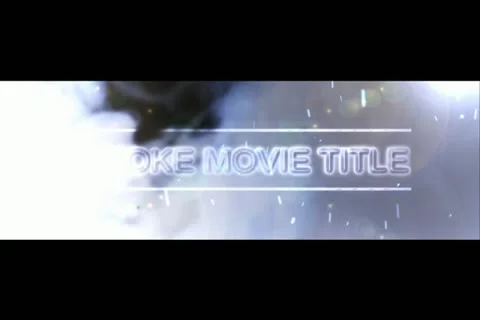 SmokeMovieTitles After Effects stock