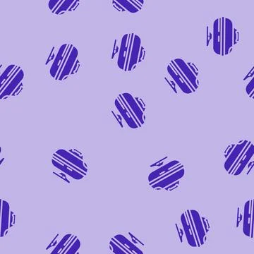 Smoker beef glyph vector seamless pattern Stock Illustration