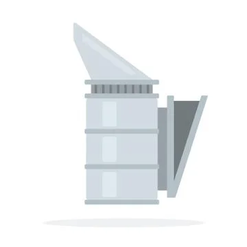 Smoker in beekeeping vector flat material design isolated object on white Stock Illustration