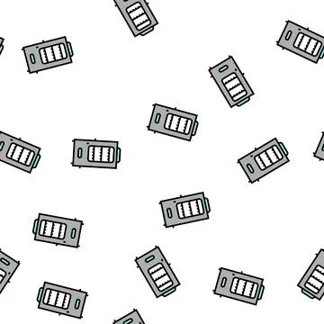 Smoker equipment vector seamless pattern Illustrazione stock