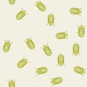 Smoker steak glyph seamless pattern Stock Illustration