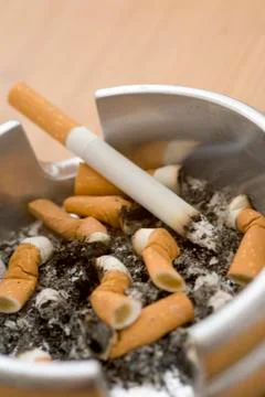 Smokers ashtray Foto stock